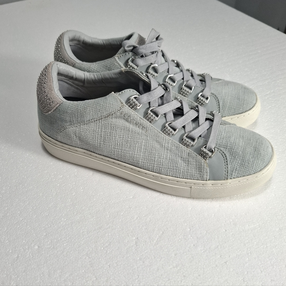 Women's Skechers Street Los Angeles Rise Fit Sneakers with Bling Gray sz 8.5